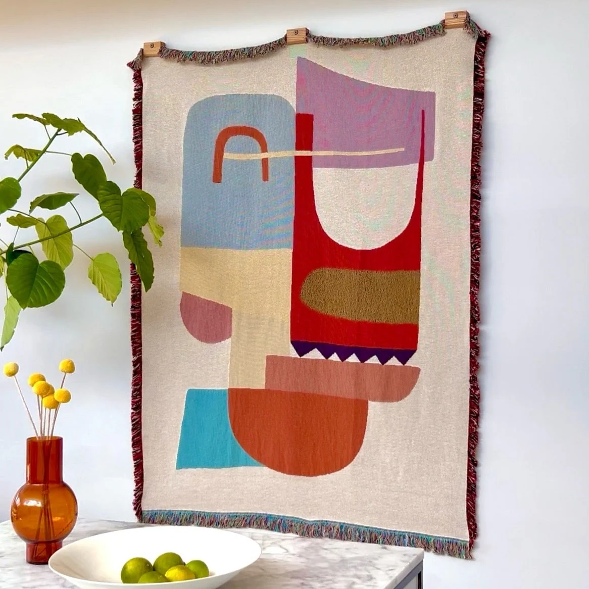 Blanket Hanger Clips - Oak (Set of 3) - Image 4