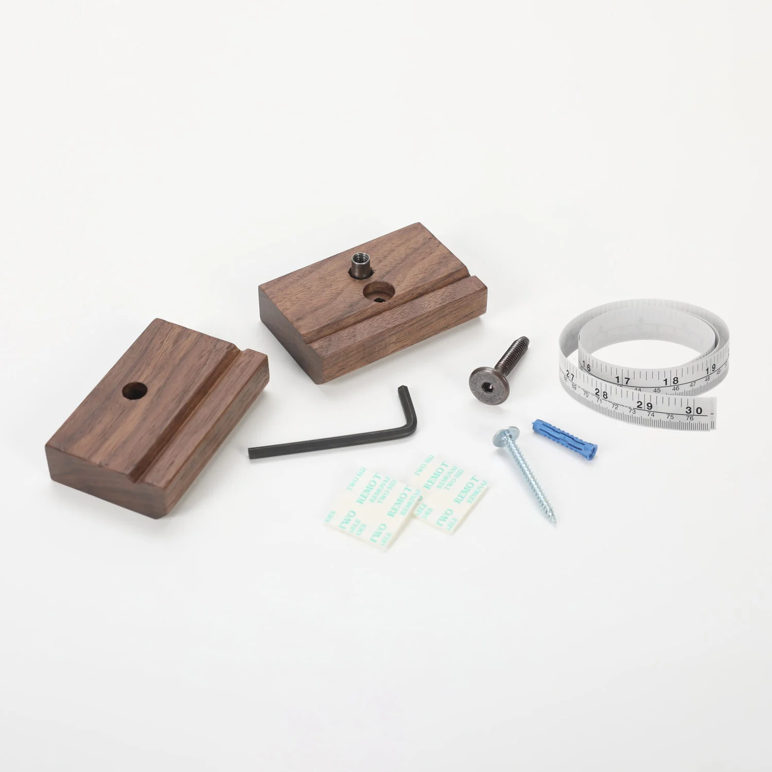 Blanket Hanger Clips - Walnut (Set of 3) - Image 3