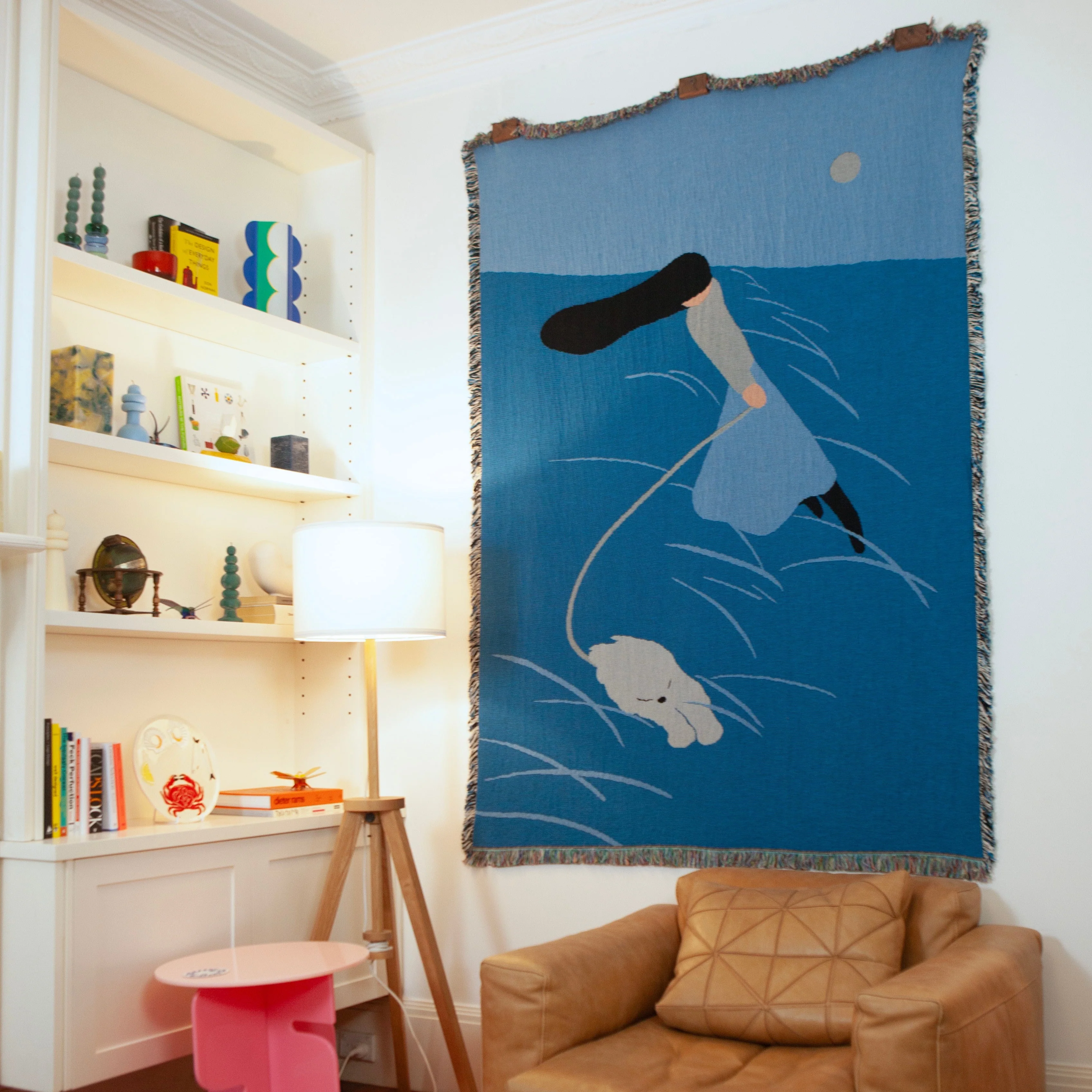 Blanket Hanger Clips - Walnut (Set of 3) - Image 4