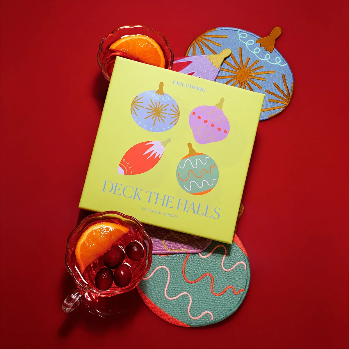 Deck the Halls Coasters - Set of 4 - Image 3