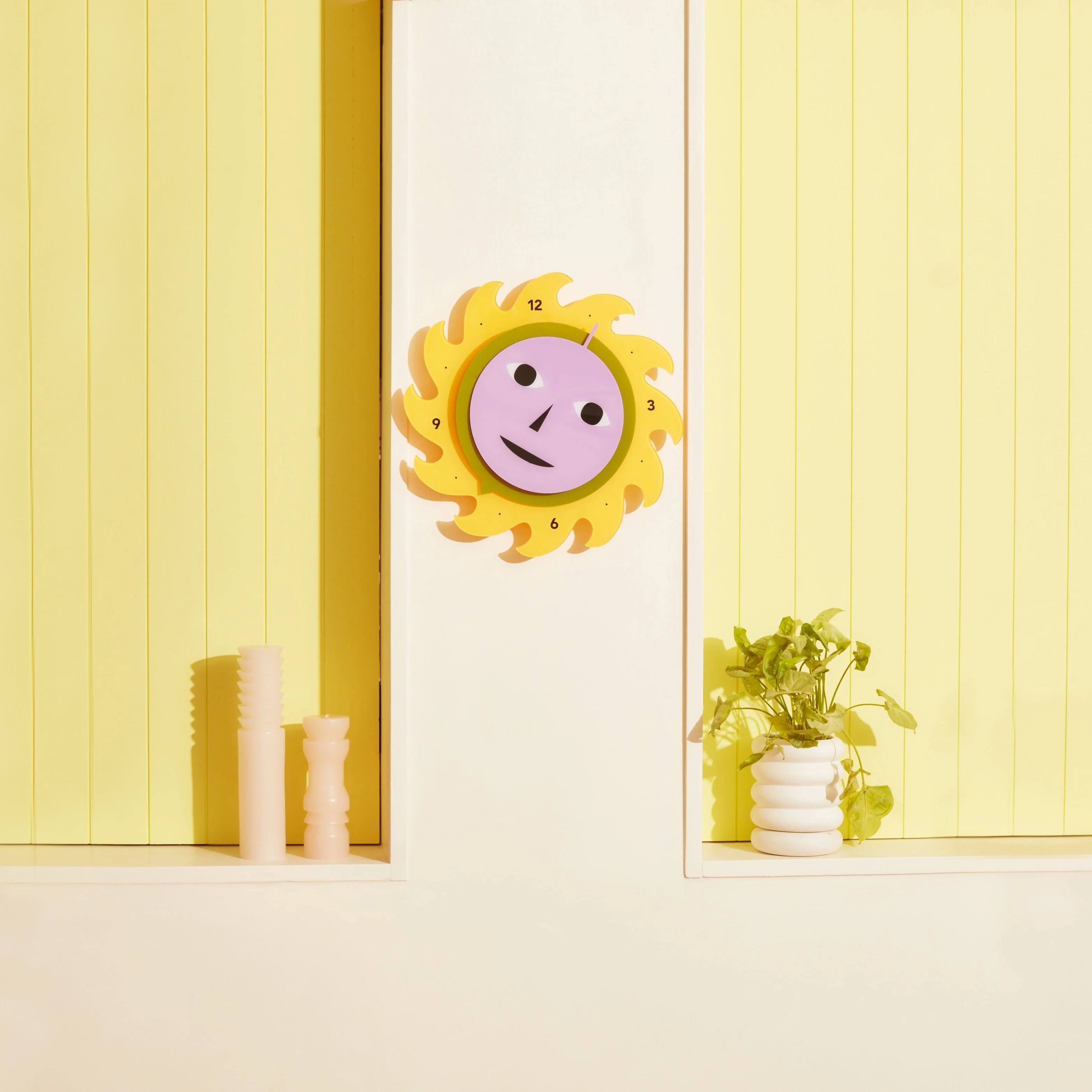 Everybody Clock - Yellow/Purple - Image 4