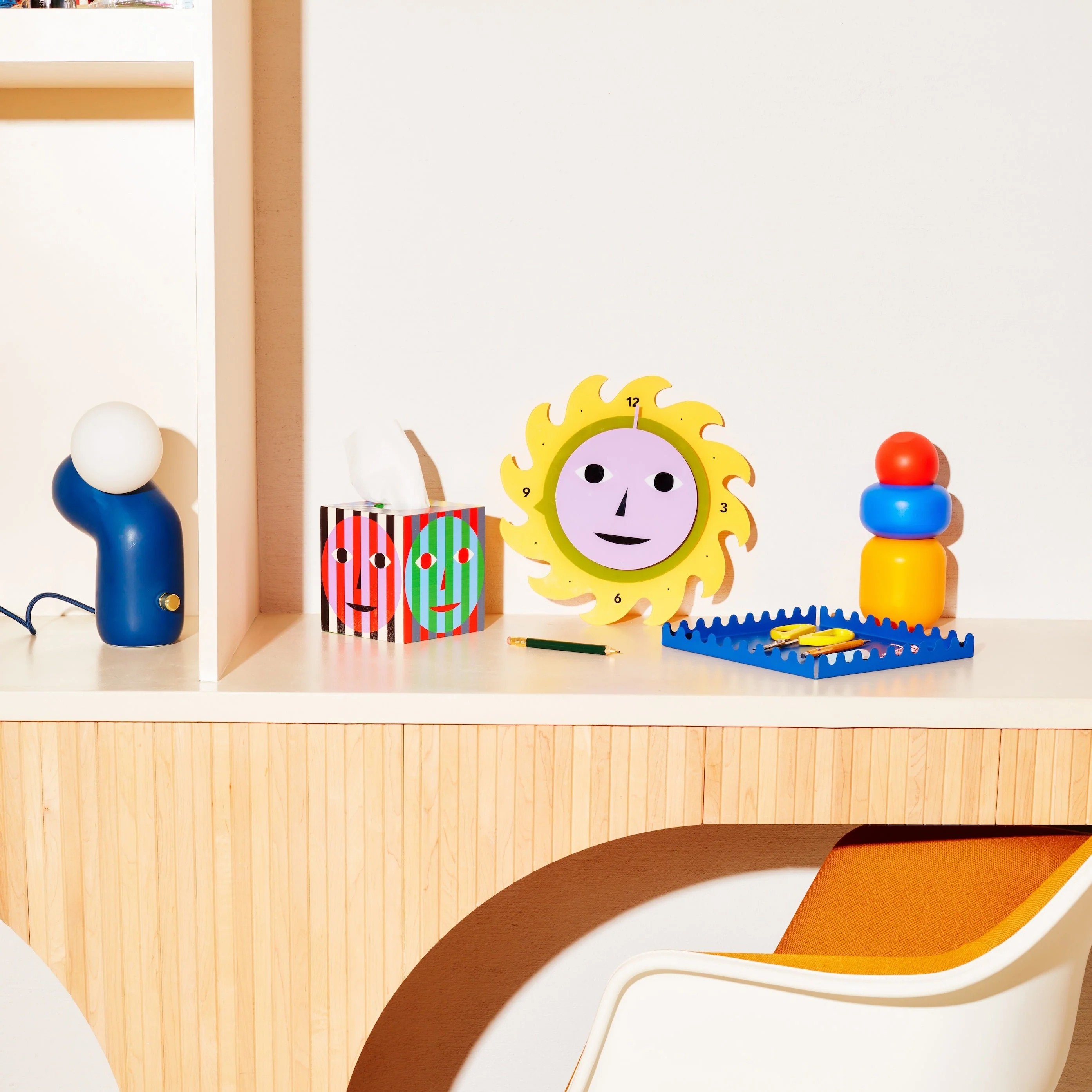 Everybody Clock - Yellow/Purple - Image 5